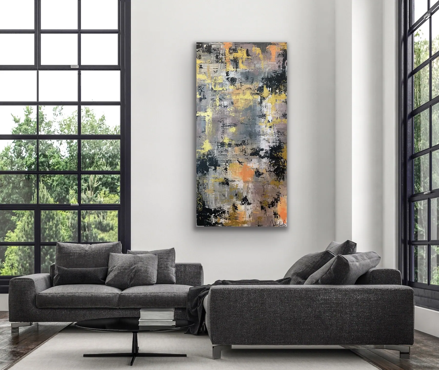 U is for Upscale — acrylic painting by Chelse Leigh